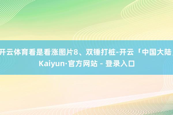 开云体育看是看涨图片8、双锤打桩-开云「中国大陆」Kaiyun·官方网站 - 登录入口